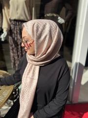 fendi kaşmir ipek toz pembe