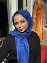 fendi kaşmir ipek lacivert 2