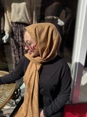 fendi kaşmir ipek gold