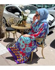 yazlık elbise bebe mavi 2