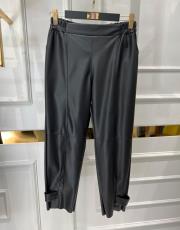 lux deri pantolon siyah
