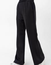 bol paça scuba pantolon siyah