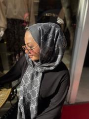 gucci yerli yün ipek gri