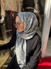 gucci yerli yün ipek  siyah gri