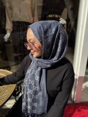 gucci yerli yün ipek lacivert