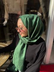 gucci yerli yün ipek yeşil