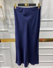 saten etek lacivert