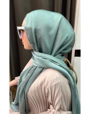 taşlı şal su yeşili