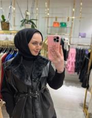 deri detay yelek siyah 2