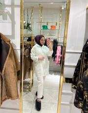 lessa taşlı kap beyaz