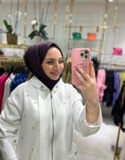 lessa taşlı kap beyaz 3