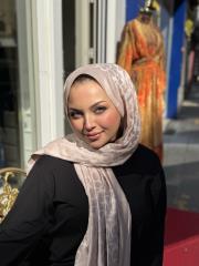 coach yerli yün ipek şal pembe 2