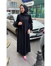 hüma elbise siyah