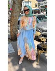 orkide takım bebe mavi 3