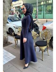 dilay elbise lacivert 3