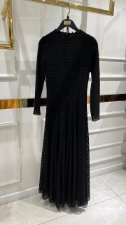 karolin dantel elbise siyah