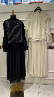 zeins etekli takım siyah 2