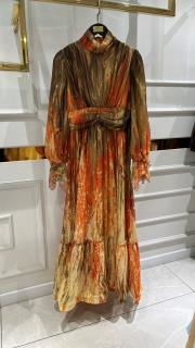 oranj elbise turuncu