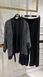 payetli jess takım siyah