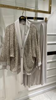 payetli jess takım bej