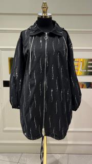 meloni taşlı kap siyah