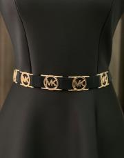 michael kors kemer siyah altın