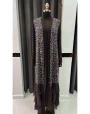 payetli jess abaya kahve 2