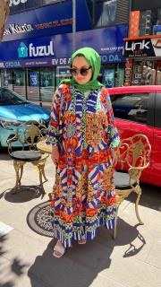 yasemin elbise mor 2